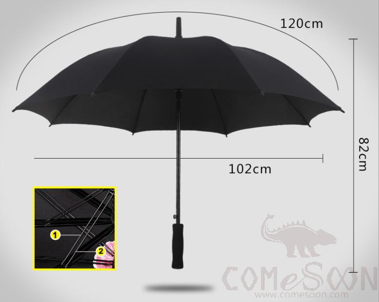 Umbrella,D102cm*8K,Black