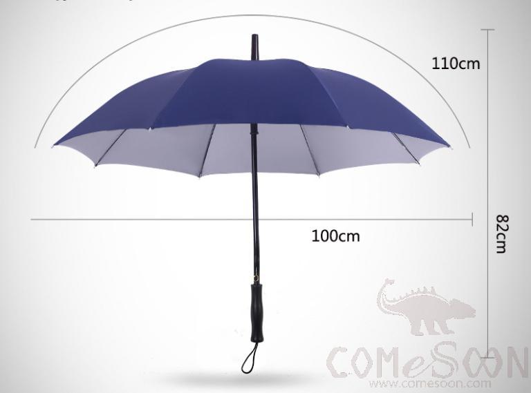 Umbrella,D100cm*8K,Navy Blue Vinyl Backing