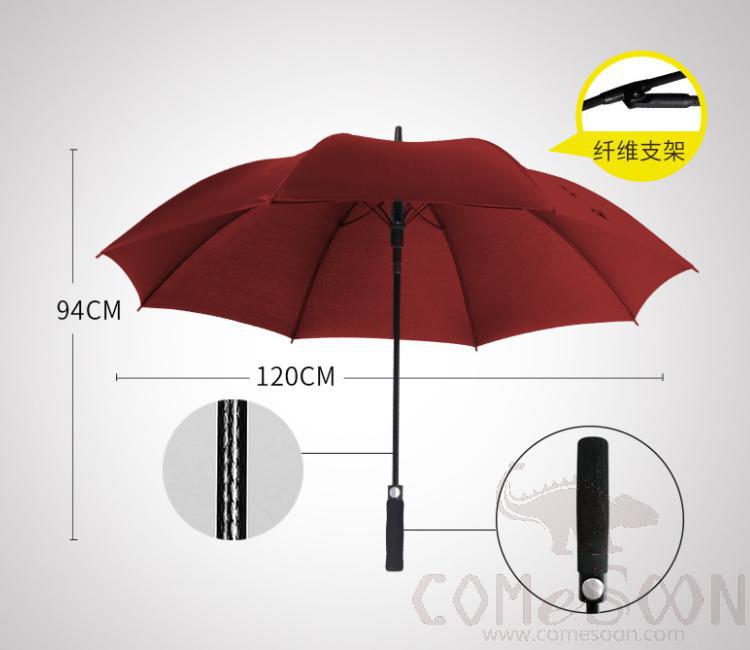 Umbrella,D120cm*8K,Wine Red