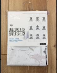 180X200EVA Printed Shower Curtain-Crown Dog