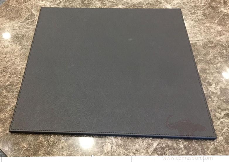 Desk Blotter,PU Leather,30*30*4 cm