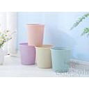 Small Striped Trash Can,PP,20.5*15.5*22cm , Dustbins