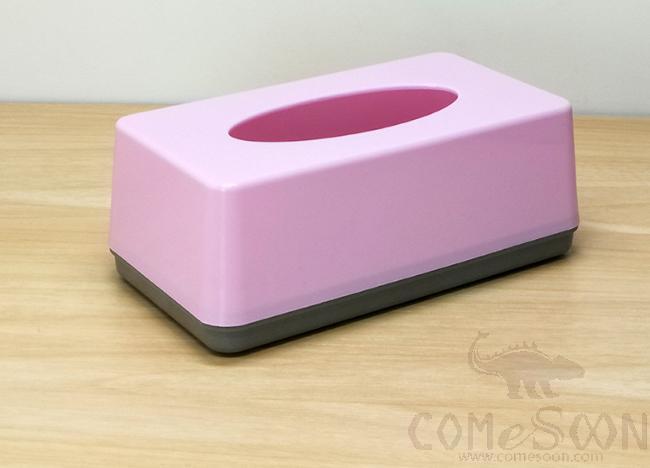 Tissue Box, Plastic, Pink, 11*16*7.5Cm