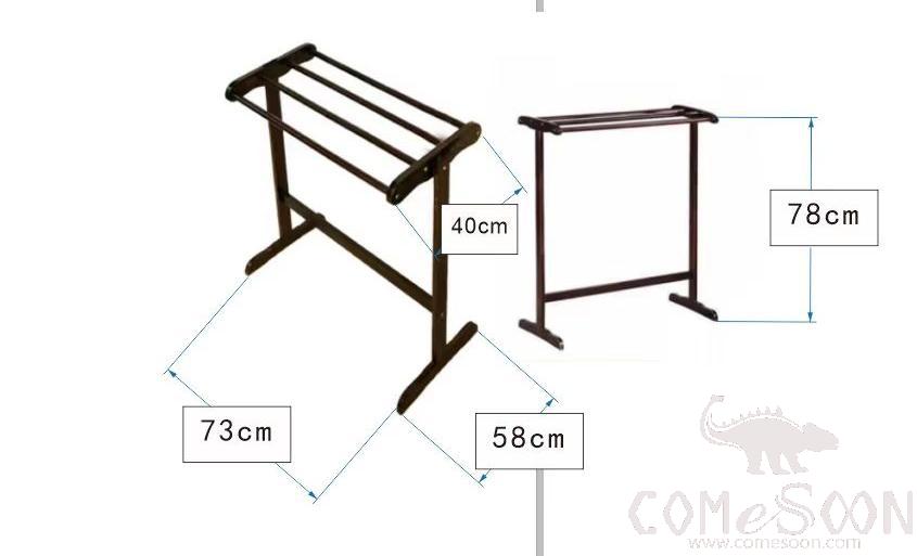 Towel Rack, Oak, L73*W58*H78cm