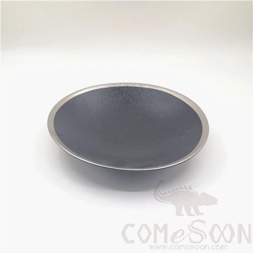 Electroplated Silver 10&quot; Komi Soup Plate