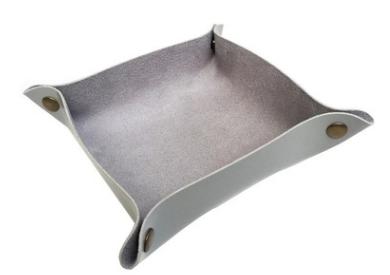 Key/Candy Tray-Pu,25*25cm