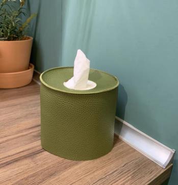 Tissue Box-Pu,13*13*12cm