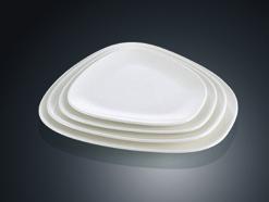 Irregular Shape White Tableware YYyp Series- Plate 10.25&quot;