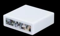 W4-White bright black shell double-sided amenities box