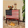 American flag cabinet