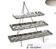 JJL Series-3 Layers Shelf stand φ440*H520 plate 450*H170/550*H170/650*170mm