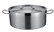 Kitchen Soup Pot (04)S/S pot w/composite bottom 200* 75*0.8