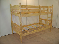 Pine bunk bed