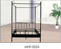 Metal double bed steel double bed