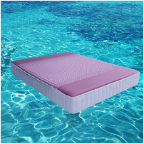 Thermostatic crystal children's mattress