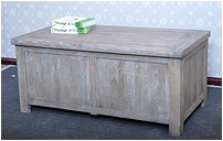 Yongyi antique solid oak brushed BRUSH06 blanket box