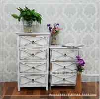 Rustic bedside table