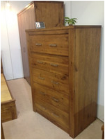 European solid wood chest of drawers