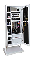 Jewelry mirror cabinet