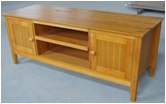 Solid wood living room TV cabinet