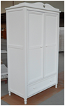 Solid wood bedroom closet