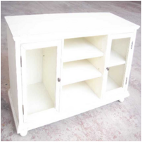 Two-door three-empty TV cabinet
