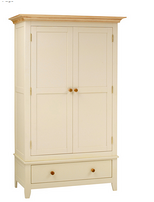 Solid wood furniture solid wood two doors two pumping large wardrobe