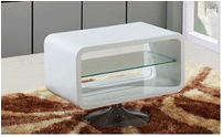 MDF tempered glass TV cabinet-3