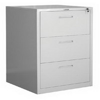Three bucket card cabinet