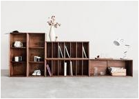 Solid wood combination bookcase