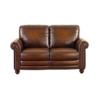 Lyon series leather double sofa