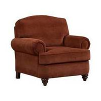 Kalina fabric single sofa Atlantis dark red