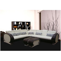 Black and white classic living room sofa