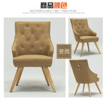 Modern home simple fabric single sofa Wholesale restaurant cafe card seat sofa
