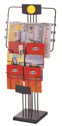 Magazine Rack, Iron Baking Paint, L610 * W500 * H1335mm