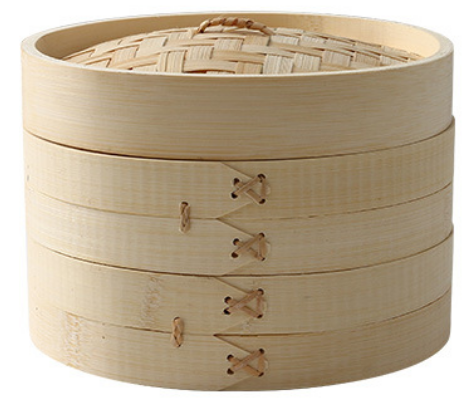 Bamboo Steamer Dim Sum Basket Set, φ30cm