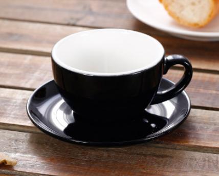 Espressp Coffee Cup with Saucer 90CC Black