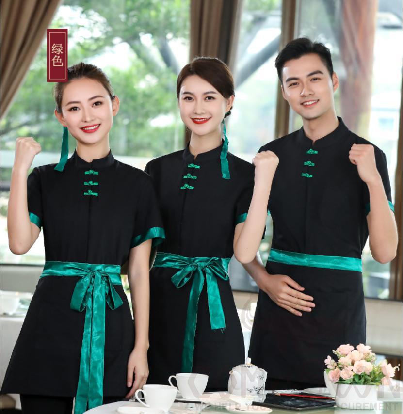 Waiter Uniform-Shirt + Apron + Hair band