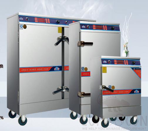 Rice Steamer/Rice Steaming Cart (for 600 person) 1400*615*1555mm, Power (kw):24