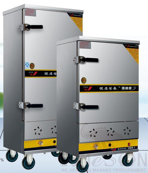 Rice Steamer/Rice Steaming Cart (for 200 person) 700*650*1275mm, Power (kw):14.5