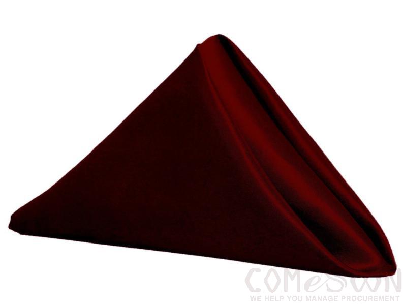 Satin Napkin-Wine Red 30*30cm