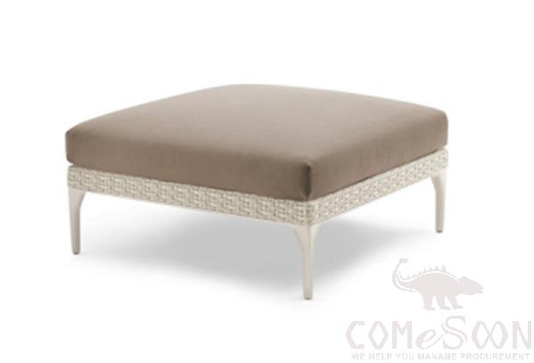 Outdoor sofa footstool,high density sponge,60*60*40cm