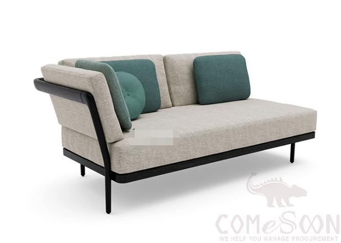 Outdoor Sofa-165cm,high-density sponge,165*80*83cm