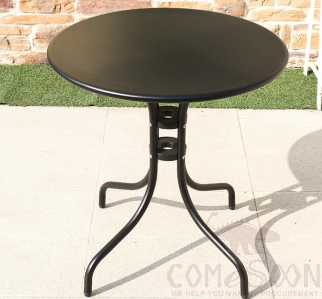 Outdoor carbon steel table-φ70cm