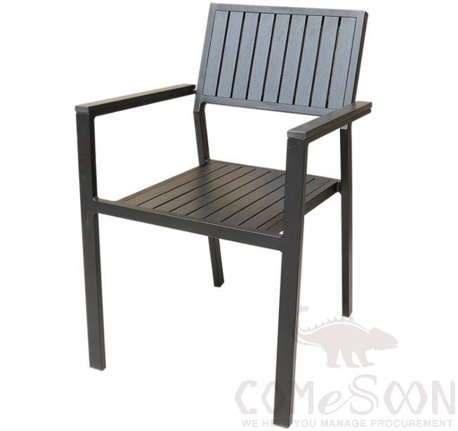 Plastic wood chair