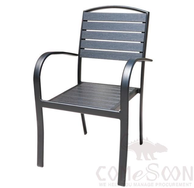 Plastic wood chair