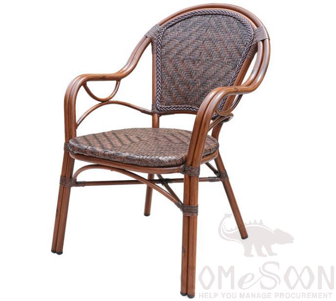 Outdoor wicker chair