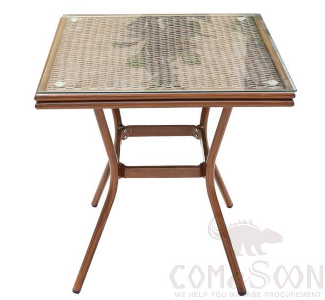 Outdoor rattan table-70*70cm