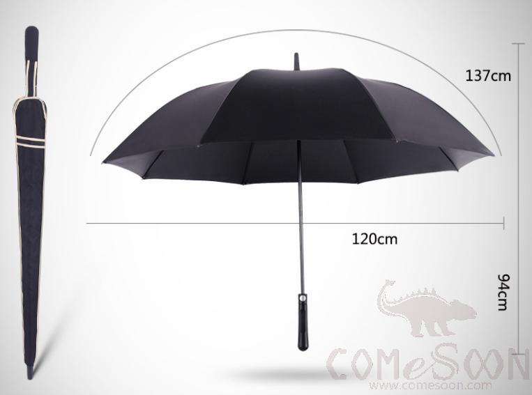 Umbrella,D120cm*8K,Black Vinyl Backing