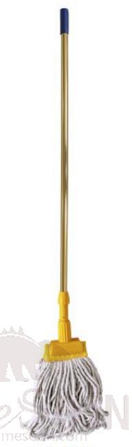 Mop - Luxury Clamping Mop Head With Golden Stick